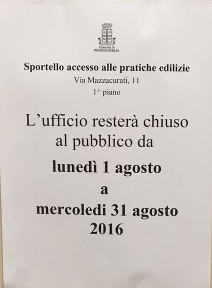 Comune di Reggio Emilia Archivio Generale Pratiche edilizie